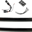 Load image into Gallery viewer, Custom Dynamics Marker Light - Saddlebag - Red - Chrome CD-SB-SIDE-RC - Detail View