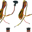 Load image into Gallery viewer, Custom Dynamics Micro Turn Signals - Dual - Amber/Red- Black CD-MICRO-AR2-B - Main Product View
