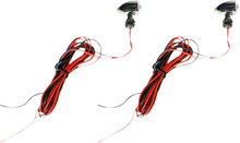 Load image into Gallery viewer, Custom Dynamics Micro Turn Signals - Red -Chrome CD-MICRO-R-C - Side View