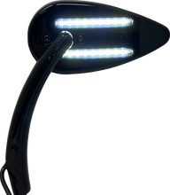 Load image into Gallery viewer, Custom Dynamics Mirror - Side View - with LED Turn Signal - Black CD-MIR-PLUG-B - Side View