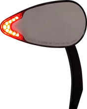 Load image into Gallery viewer, Custom Dynamics Mirror - Side View - with LED Turn Signal - Black CD-MIR-PLUG-B - Back View