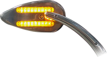 Load image into Gallery viewer, Custom Dynamics Mirrors - Side View - with LED Turn Signals - Chrome CD-MIR-PLUG-C - Installation View