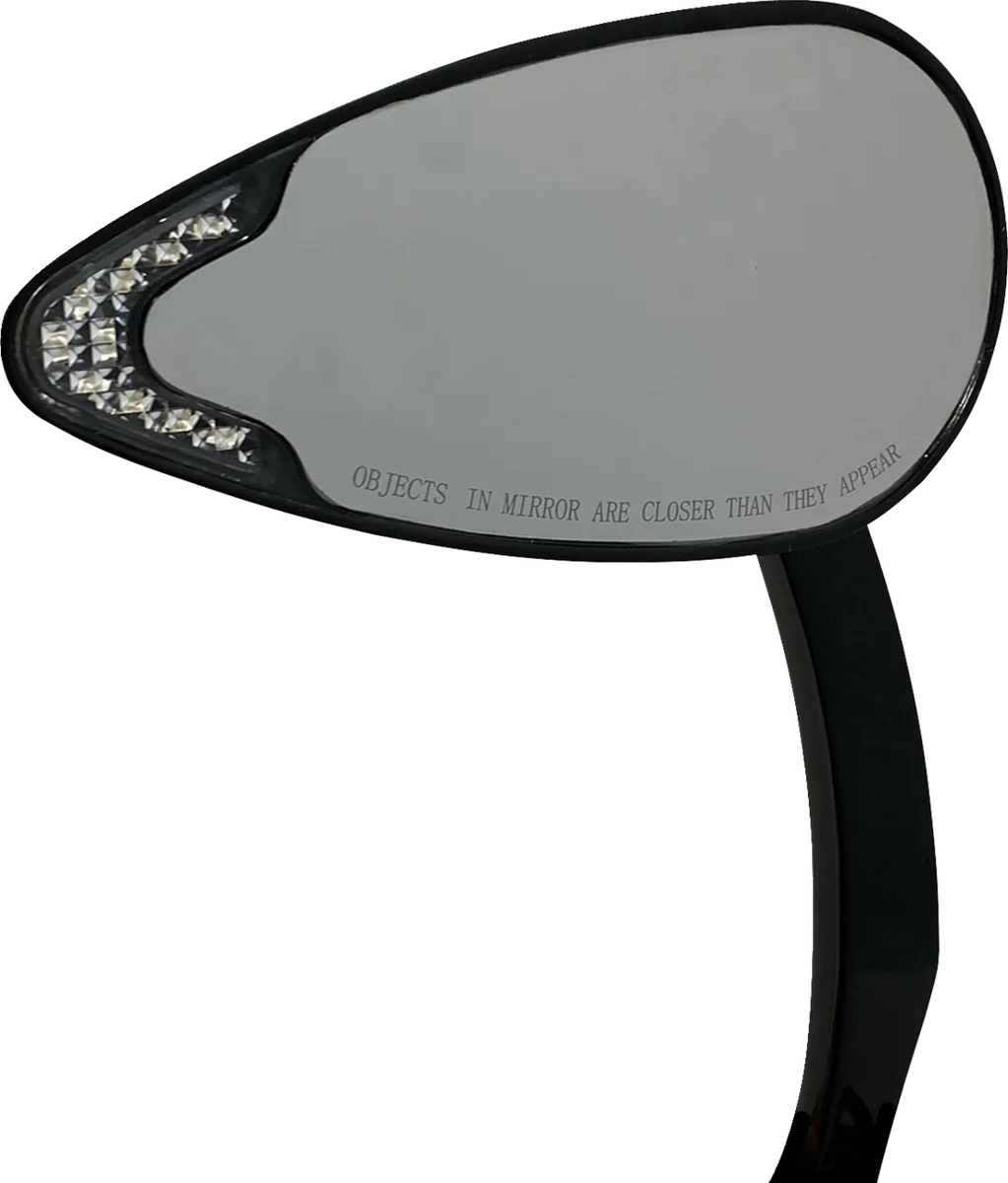Custom Dynamics Mirrors - Side View - with LED Turn Signals - Chrome CD-MIR-PLUG-C - Additional View 5