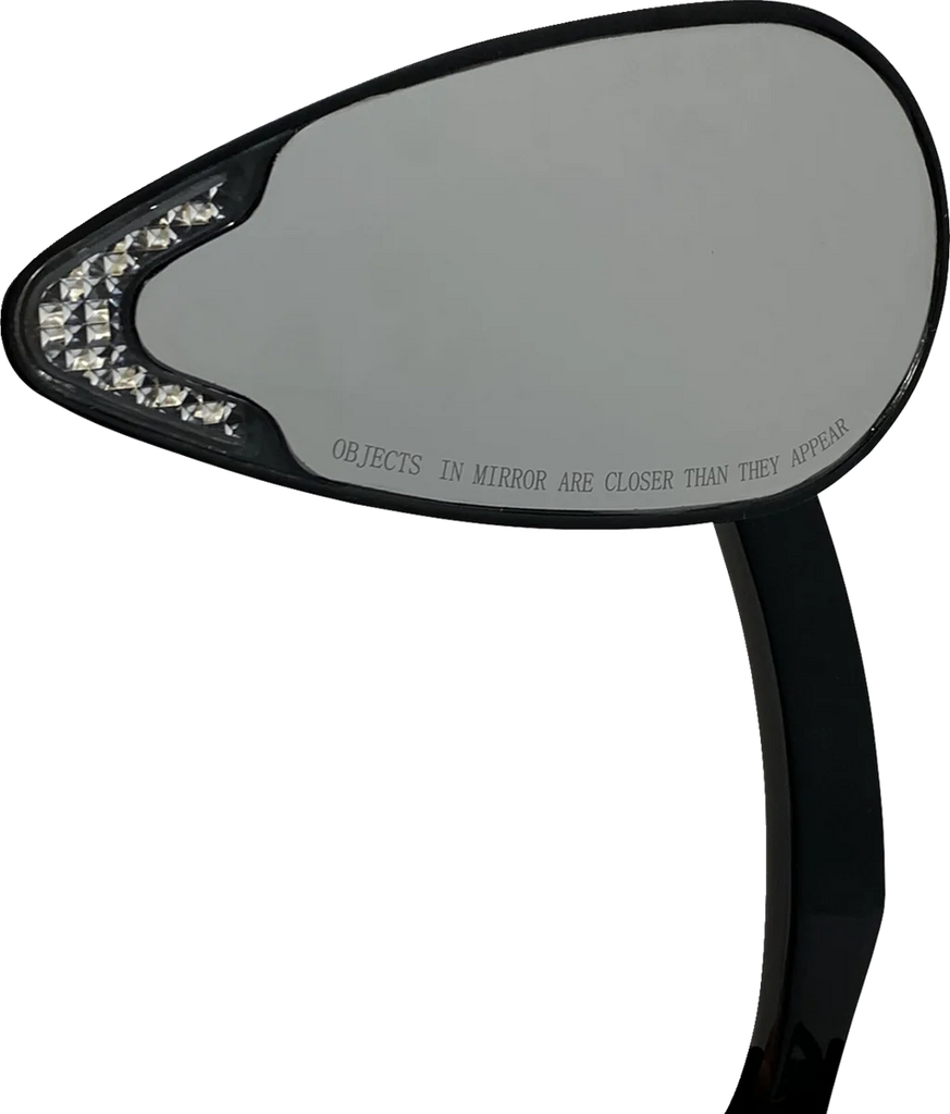 Custom Dynamics Mirrors - Side View - with LED Turn Signals - Chrome CD-MIR-PLUG-C - Additional View 5