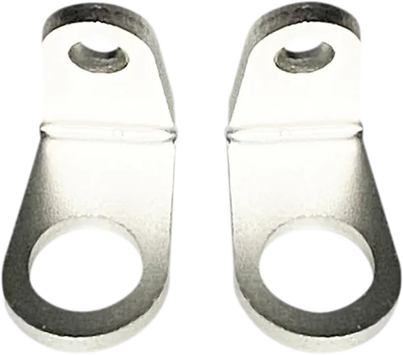 Custom Dynamics Mount - Micro Turn Signal - L-Bracket - Silver CD-MICRO-L - Side View