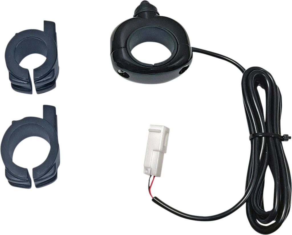 Custom Dynamics On/Off Switch - Universal - Chrome CD-AUX-UNV-C - Side View