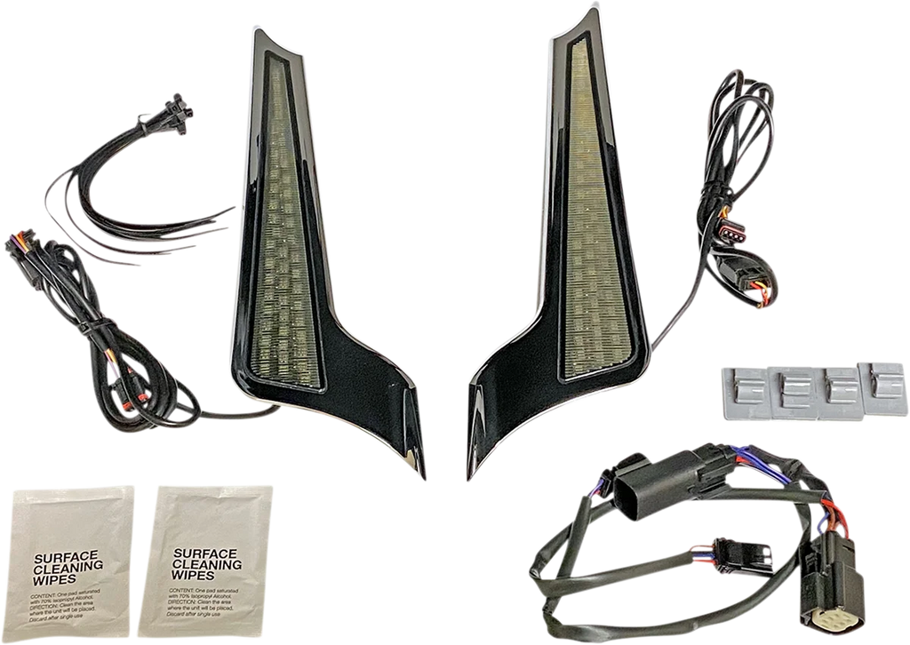 Custom Dynamics Panel Lights - Chrome - Smoke Lens CD-FASCIADCSS6C - Main Product View