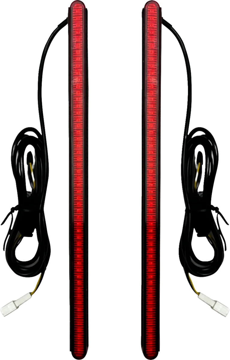 Custom Dynamics Plasma Rod Bars - 8-1/2" - Smoke CD-PR-8-S - Side View