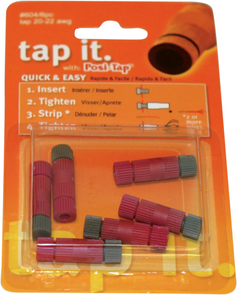 Custom Dynamics Posi-Lock Wire Connectors 20-22 Gauge - 6PK 604 - Main Product View
