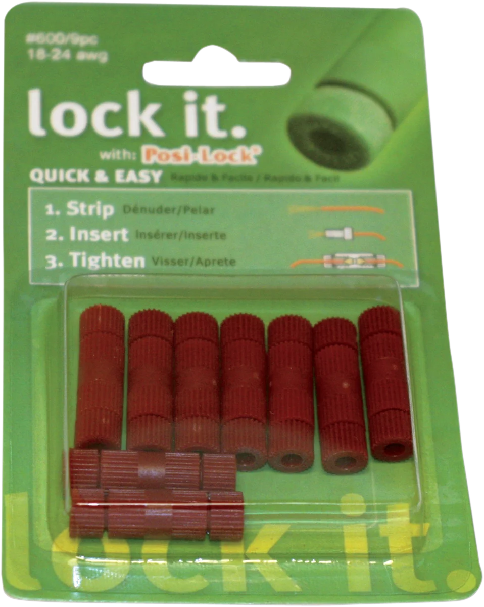 Custom Dynamics Posi-Lock Wire Connectors 20-22 Gauge - 6PK 604 - Side View
