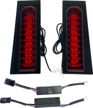 Load image into Gallery viewer, Custom Dynamics ProBEAM® Auxiliary Fillerz® - Run/Brake/Turn - Red Lens - Gloss Black PB-FILL-23-RB - Main Product View
