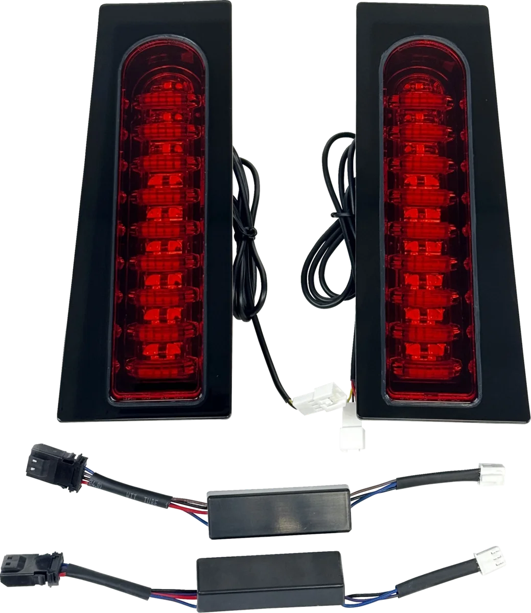 Custom Dynamics ProBEAM® Auxiliary Fillerz® - Run/Brake/Turn - Smoke Lens - Gloss Black PB-FILL-23-SB - Detail View
