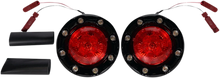 Load image into Gallery viewer, Custom Dynamics ProBEAM® Bullet Ringz™ LED Turn Signals - Black/Smoke PB-BR-RR-IND-BS - Side View