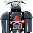 Load image into Gallery viewer, Custom Dynamics ProBEAM® Bullet Ringz™ LED Turn Signals - Chrome/Red PB-BR-RR-IND-CR - Side View