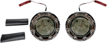Load image into Gallery viewer, Custom Dynamics ProBEAM® Bullet Ringz™ LED Turn Signals - Chrome/Smoke PB-BR-RR-IND-CS - Main Product View