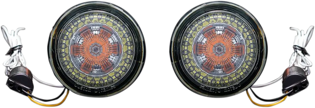 Custom Dynamics ProBEAM® Dynamic Ringz™ Turn Signals - HDI 1156 PB-AW-ECE-1156 - Side View