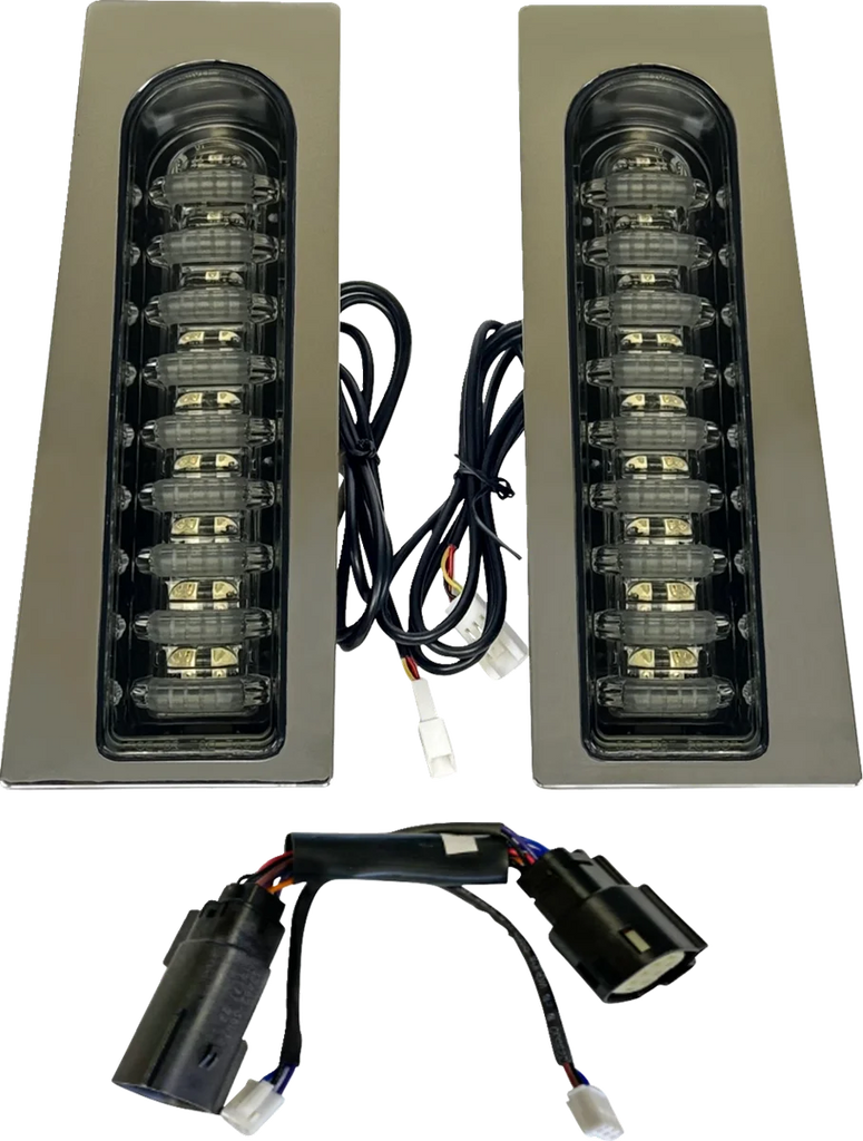 Custom Dynamics ProBEAM® Fillerz® Dual Color Lights - Smoke - Chrome PB-ECE-FILL-SC - Main Product View