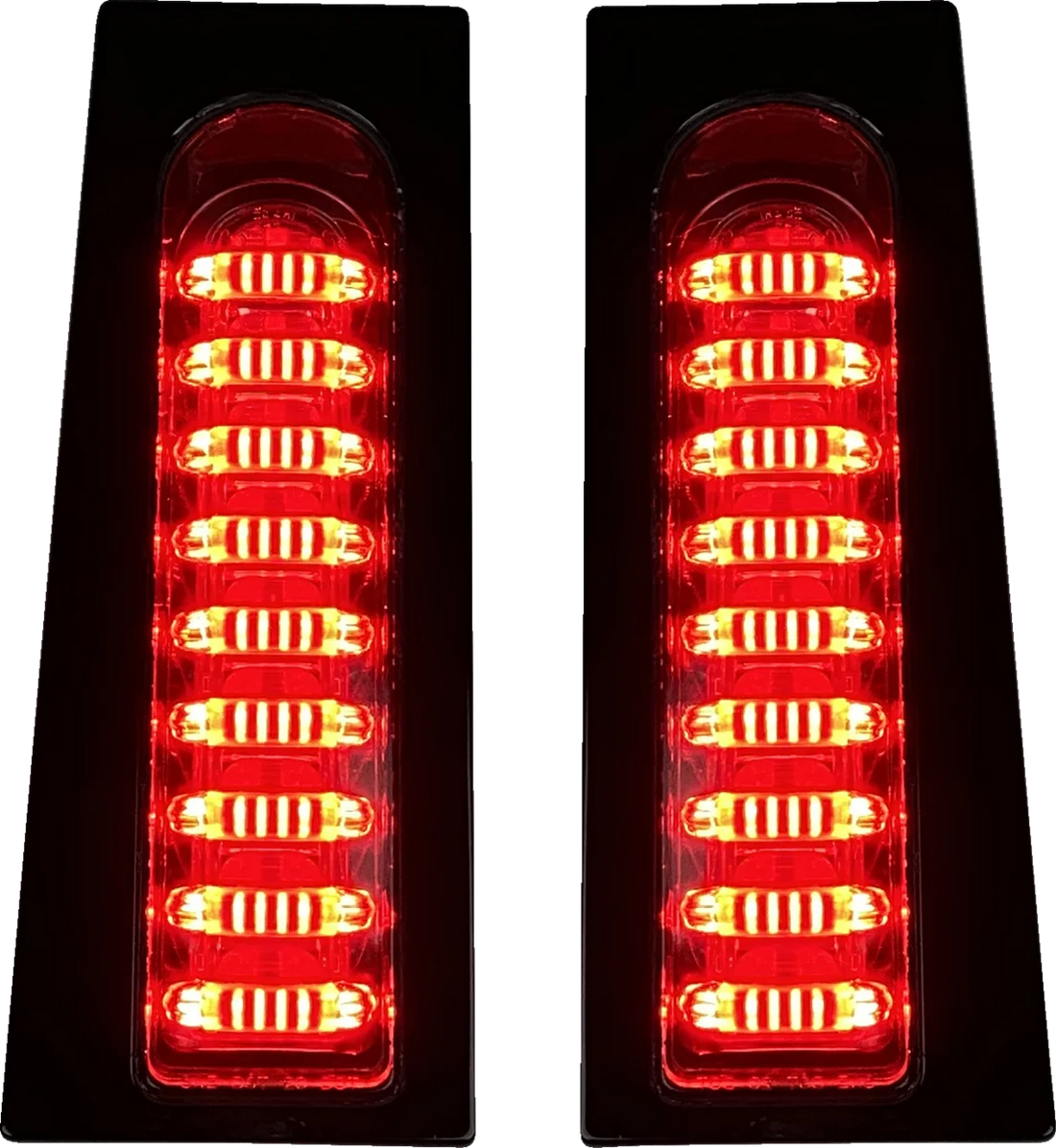 Custom Dynamics ProBEAM® Fillerz® Dual Color Lights - Smoke - Chrome PB-ECE-FILL-SC - Side View