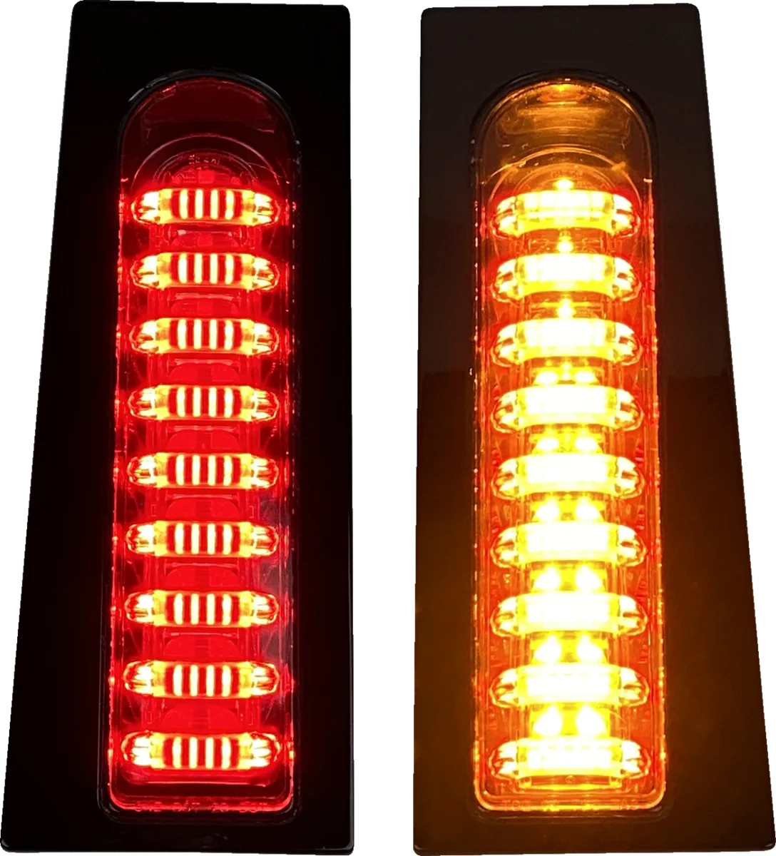 Custom Dynamics ProBEAM® Fillerz® Dual Color Lights - Smoke - Gloss Black PB-ECE-FILL-SB - Side View