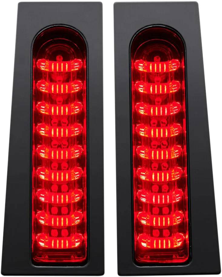 Custom Dynamics ProBEAM® Fillerz® Lights - Red - Gloss Black PB-FILL-R-B - Main Product View