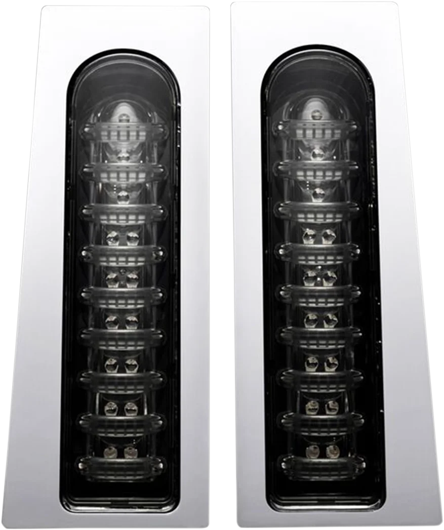 Custom Dynamics ProBEAM® Fillerz® Lights - Smoke - Chrome PB-FILL-S-C - Side View