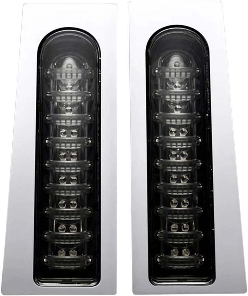 Custom Dynamics ProBEAM® Fillerz® Lights - Smoke - Chrome PB-FILL-S-C - Side View