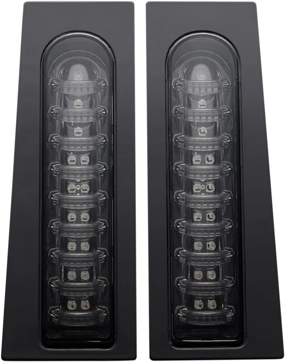 Custom Dynamics ProBEAM® Fillerz® Lights - Smoke - Gloss Black PB-FILL-S-B - Side View