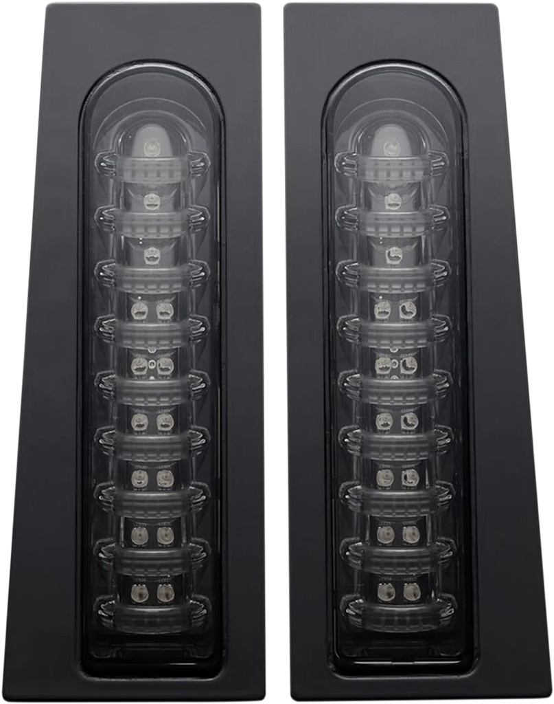Custom Dynamics ProBEAM® Fillerz® Lights - Smoke - Gloss Black PB-FILL-S-B - Side View
