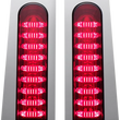 Load image into Gallery viewer, Custom Dynamics ProBEAM® Fillerz® Lights - Smoke - Gloss Black PB-FILL-S-B - Back View