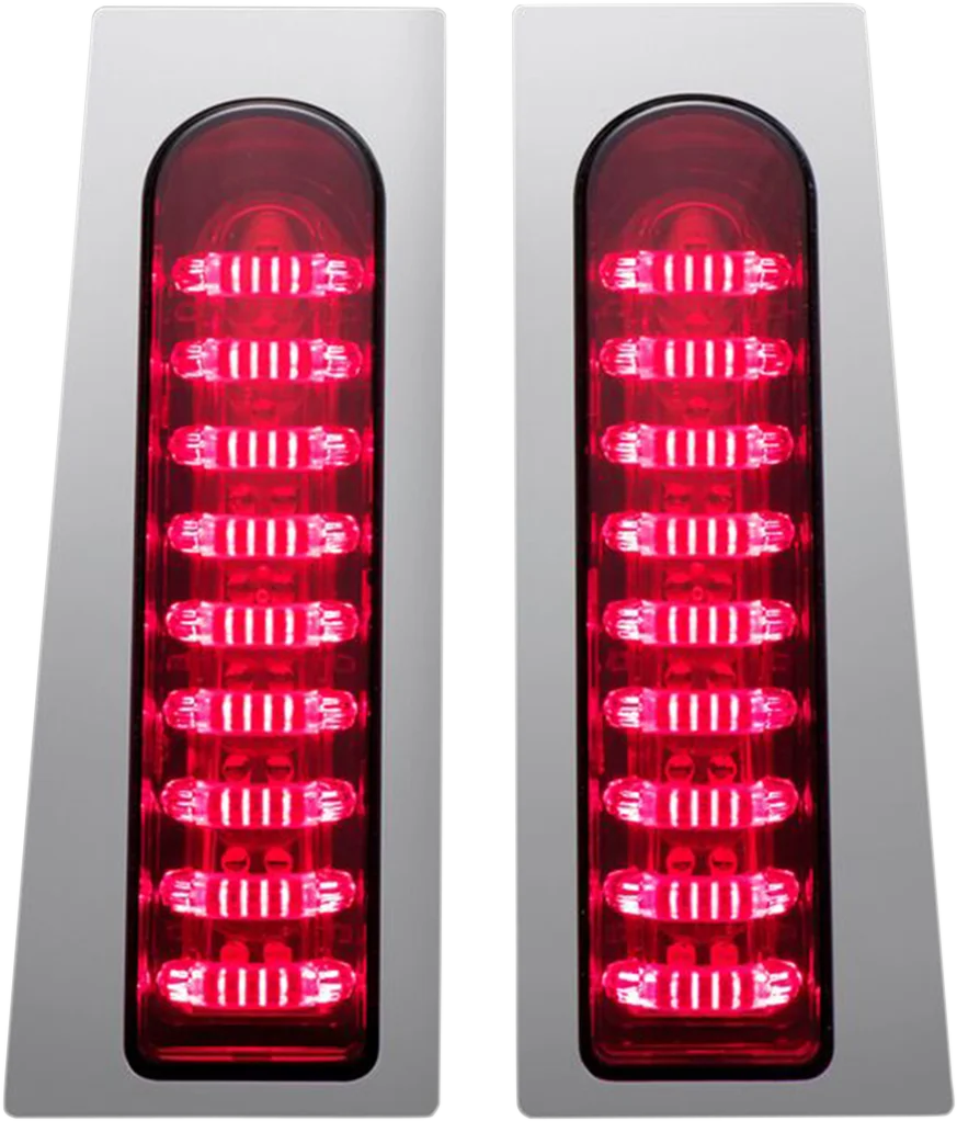 Custom Dynamics ProBEAM® Fillerz® Lights - Smoke - Gloss Black PB-FILL-S-B - Back View
