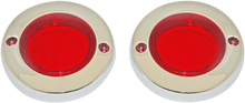 Load image into Gallery viewer, Custom Dynamics ProBEAM® Flat Bezel Turn Signal Adapters - Black/Smoke PB-FLAT-BEZ-BS - Side View