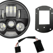 Load image into Gallery viewer, Custom Dynamics ProBEAM® Headlight Kit - 5-3/4" - Black - FXLRST/FXRST PB-LRST-B - Main Product View