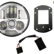 Load image into Gallery viewer, Custom Dynamics ProBEAM® Headlight Kit - 5-3/4" - Chrome - FXLRST/FXRST PB-LRST-c - Main Product View