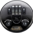 Load image into Gallery viewer, Custom Dynamics ProBEAM LED Headlamp 5.75" - Black PB-575-B - Main Product View