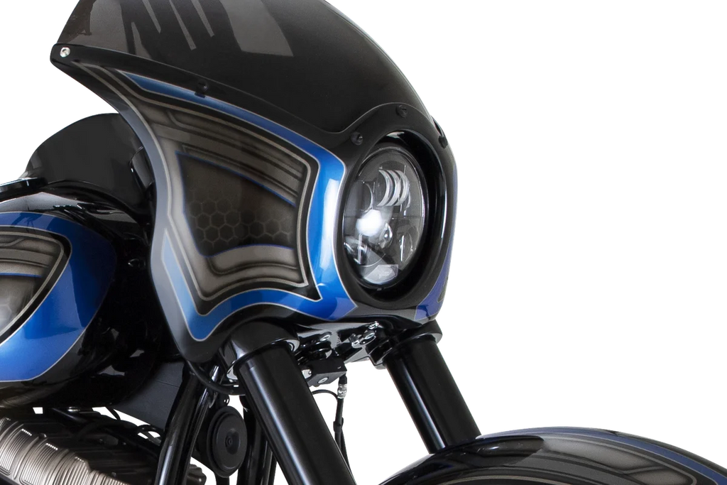 Custom Dynamics ProBEAM LED Headlamp 5.75" - Black PB-575-B - Back View