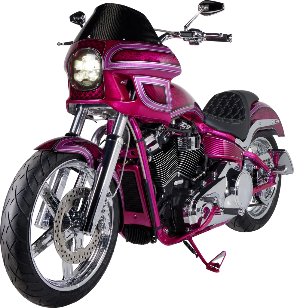 Custom Dynamics ProBEAM LED Headlamp 5.75" - Chrome PB-575-C - Installation View
