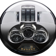 Load image into Gallery viewer, Custom Dynamics ProBEAM LED Headlamp 7" - Chrome PB-7-C - Main Product View