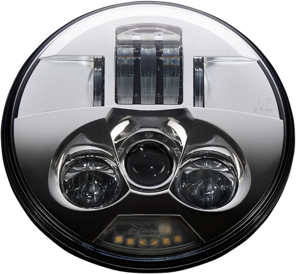 Custom Dynamics ProBEAM LED Headlamp 7" - Chrome PB-7-C - Main Product View