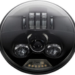 Load image into Gallery viewer, Custom Dynamics ProBEAM LED Headlamp 7" - Chrome PB-7-C - Side View