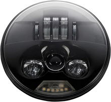 Load image into Gallery viewer, Custom Dynamics ProBEAM LED Headlamp 7" - Chrome PB-7-C - Side View