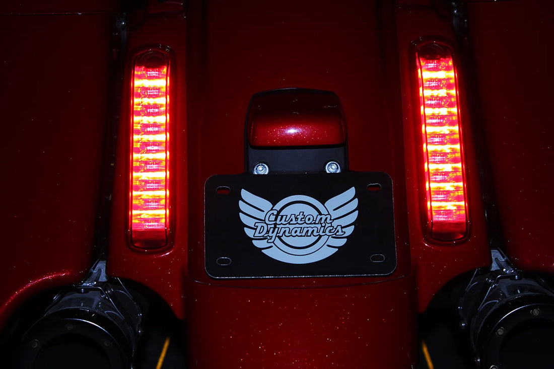 Custom Dynamics ProBEAM® LED Taillight Panels for CVO™ - Red Lens PB-CVO-RED - Side View