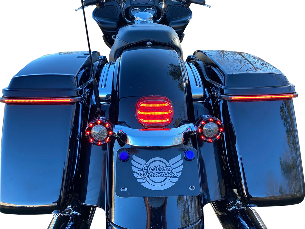 Custom Dynamics ProBEAM® Mini Add-On Tail Light - Red - '14-'24 PB-MINITL-BCM-R - Side View