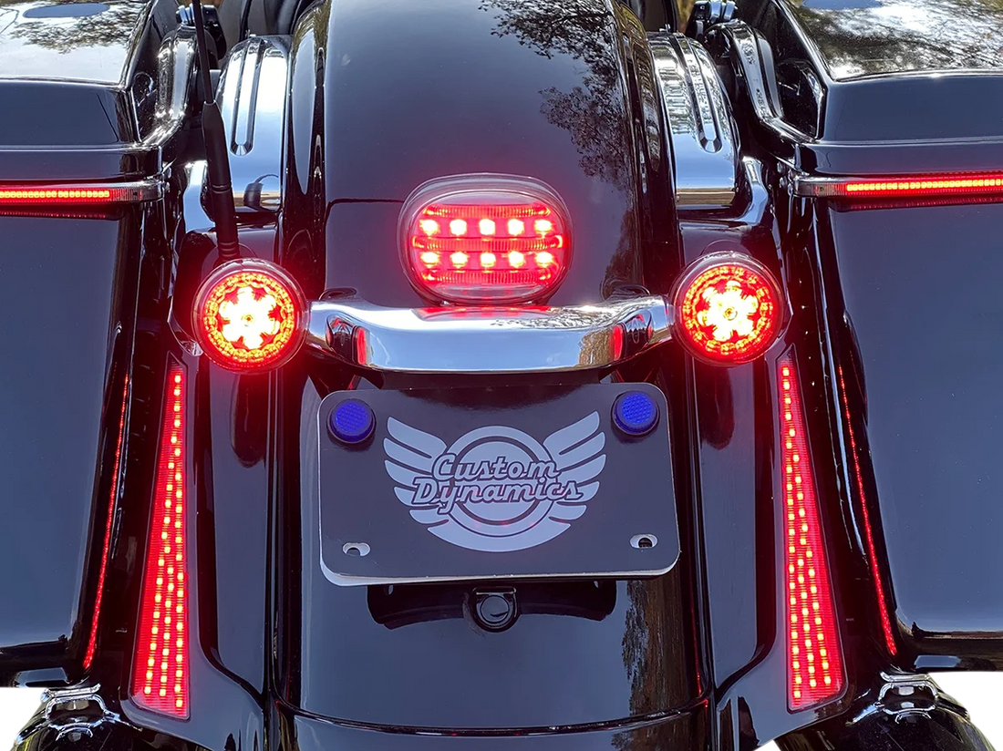 Custom Dynamics ProBEAM® Mini Add-On Tail Light - Smoke - '10-'13 PB-MINITL-SS6-S - Side View