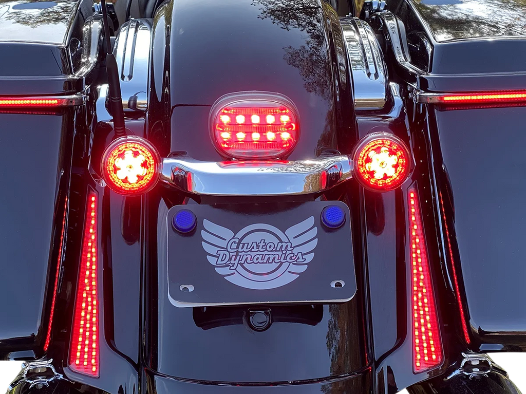 Custom Dynamics ProBEAM® Mini Add-On Tail Light - Smoke - '10-'13 PB-MINITL-SS6-S - Side View