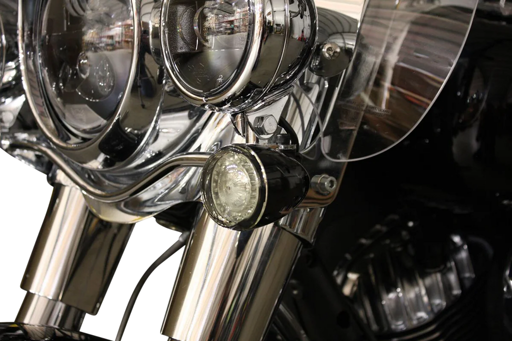 Custom Dynamics ProBEAM® Turn Signals - Chrome PB-IND-FTS-AW-C - Back View