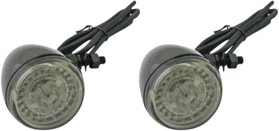 Custom Dynamics ProBEAM® Turn Signals - Gloss Black - ECE PB-IND-ECE-AW-B - Side View