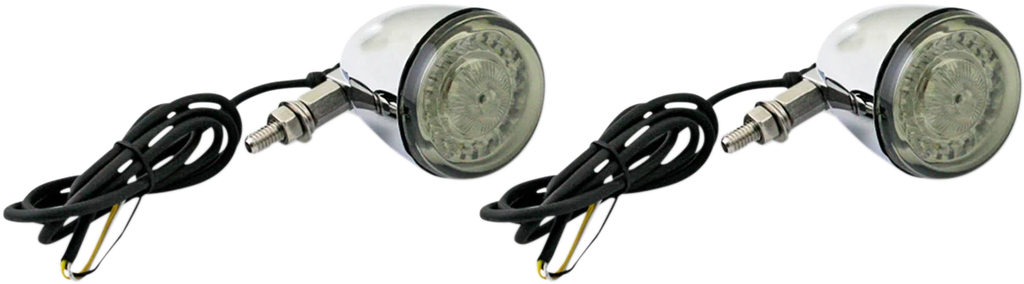 Custom Dynamics ProBEAM® Universal Turn Signals - Chrome/Clear PB-UNV-FTS-AW-C - Main Product View