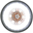 Load image into Gallery viewer, Custom Dynamics ProBEAM® Universal Turn Signals - Chrome/Clear PB-UNV-FTS-AW-C - Back View