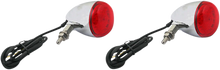 Load image into Gallery viewer, Custom Dynamics ProBEAM® Universal Turn Signals - Chrome/Red PB-UNV-RTS-R-C - Main Product View