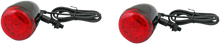 Load image into Gallery viewer, Custom Dynamics ProBEAM® Universal Turn Signals - Chrome/Red PB-UNV-RTS-R-C - Back View